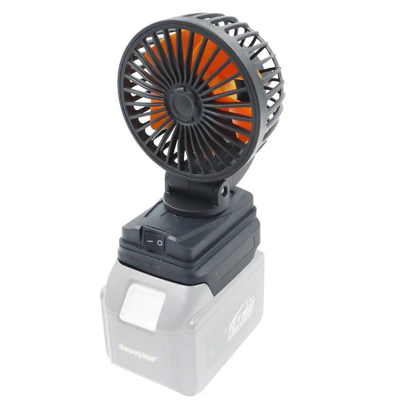 Electric Fan For Makita, DeWalt, Bosch, Milwaukee 18V Batteries