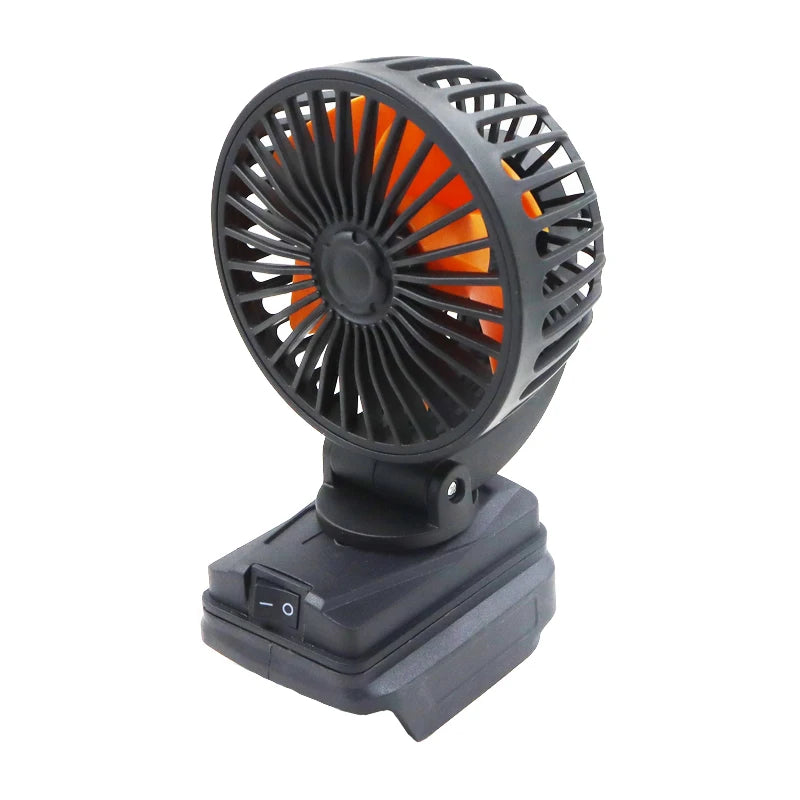 Electric Fan For Makita, DeWalt, Bosch, Milwaukee 18V Batteries