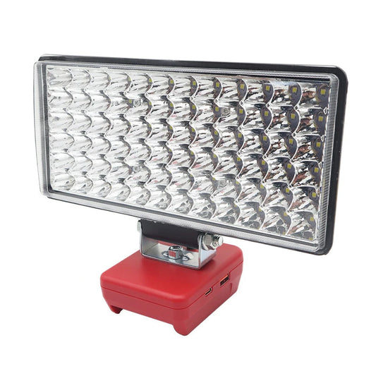 72 LED Cordless Work Light for Makita, Milwaukee, DeWalt, Bosch 18V Batteries