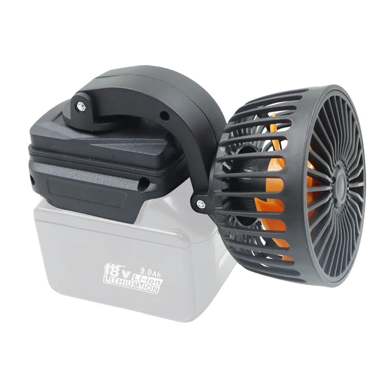 Electric Fan For Makita, DeWalt, Bosch, Milwaukee 18V Batteries